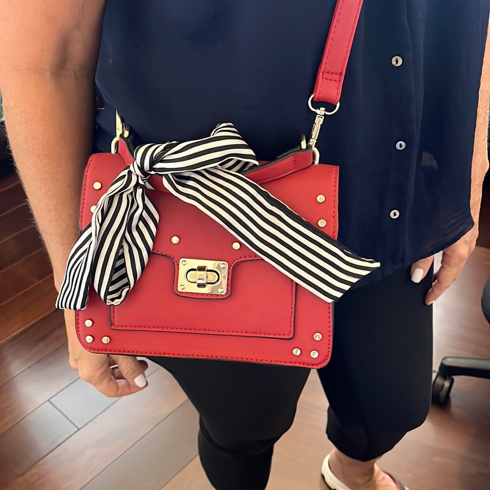 Red Adorable Cross Body Purse
